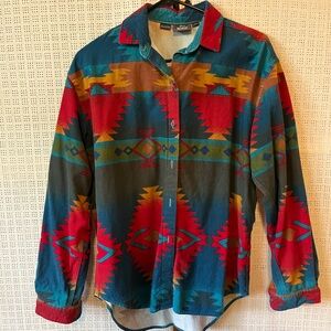 Vintage Woolrich Aztec Flannel